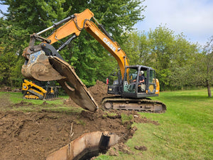 Case CX130 hydraulic thumb