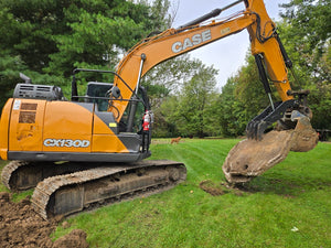 Case CX130 hydraulic thumb