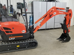 Kubota U17 KX018 hydraulic excavator thumb