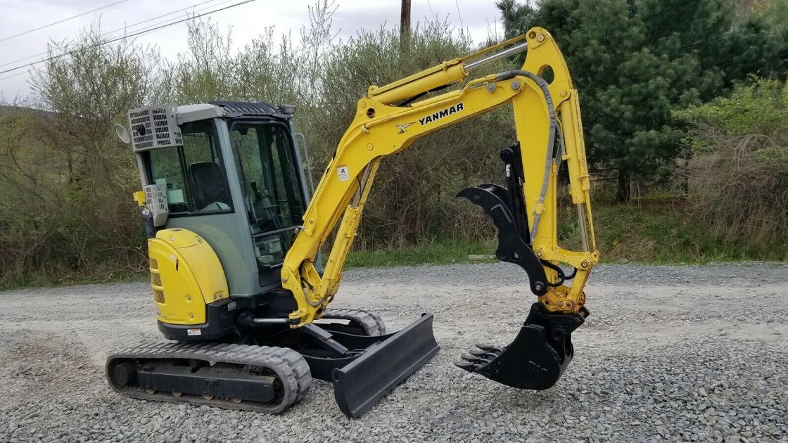 Yanmar VIO25-VIO27-VIO35 Hydraulic Pin-on Excavator Thumb w/ Hoses