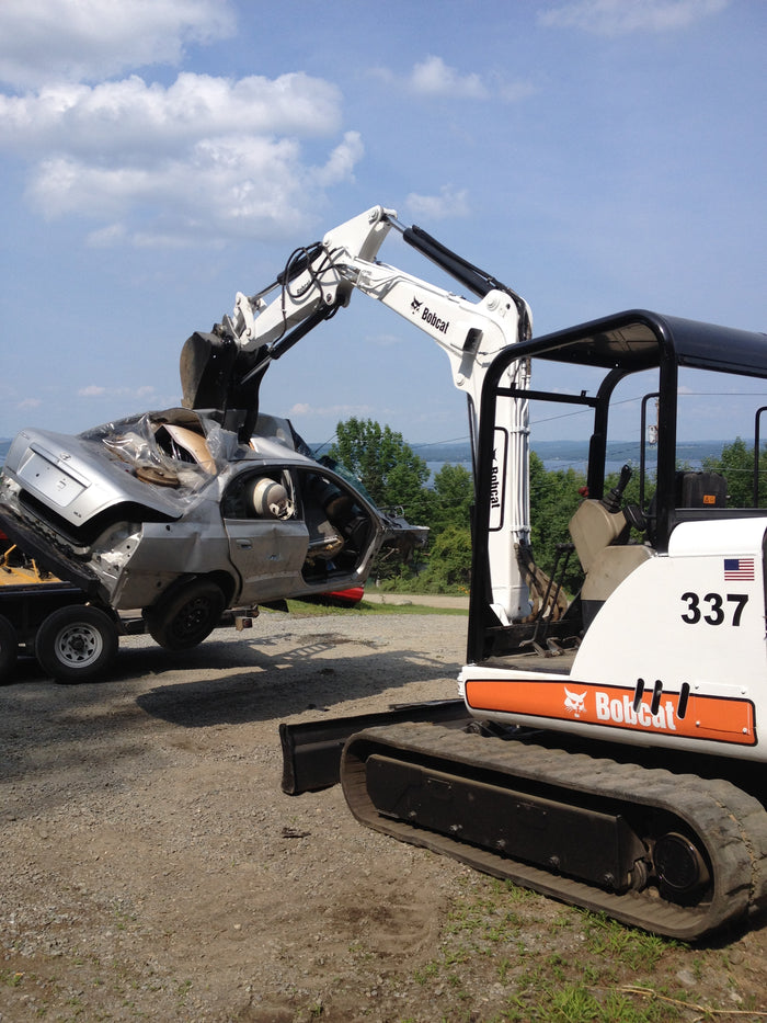 Bobcat 337 & 341 Pin-on Hydraulic Excavator thumb w/ Hoses