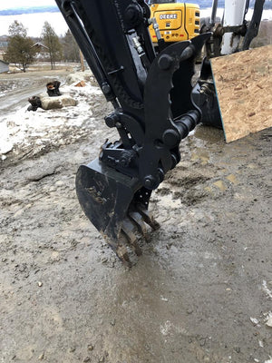John Deere 26 & 27 Hydraulic Pin-on Excavator Thumb w/ Hoses