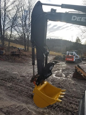 John Deere 30 & 35 Hydraulic Pin-on Excavator Thumb w/ Hoses